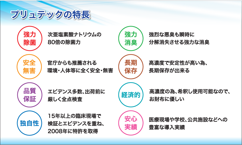 プリュテックの特長